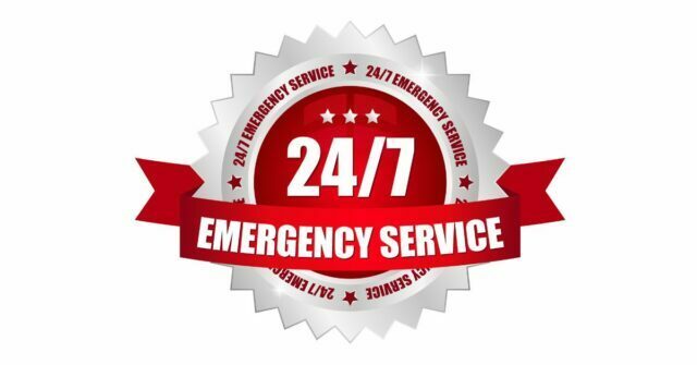 24/7 Emergency Services badge