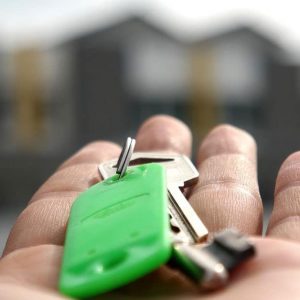 Man Holding The Keys To His Residential Property