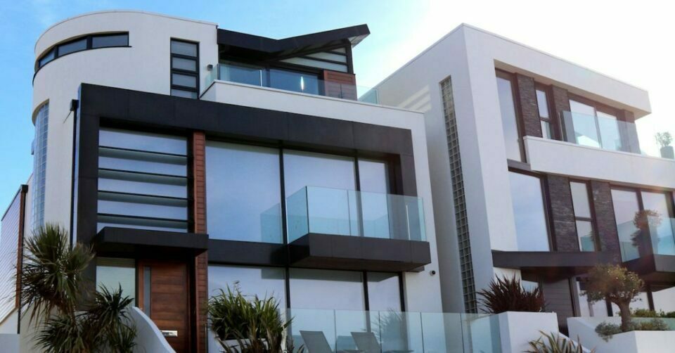 Large modern and stylish residential homes