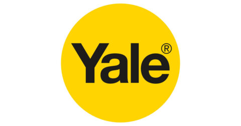 Yale logo with black text on Yellow background